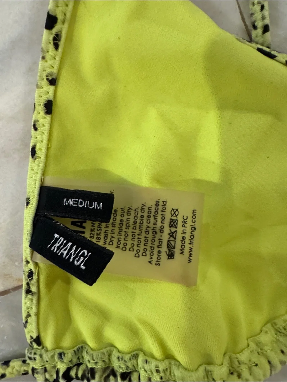 triangl swimwear bold neon